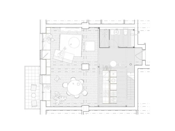 这座由仓库改建的住宅,完美的平衡了新与旧,并将空间充分利用
