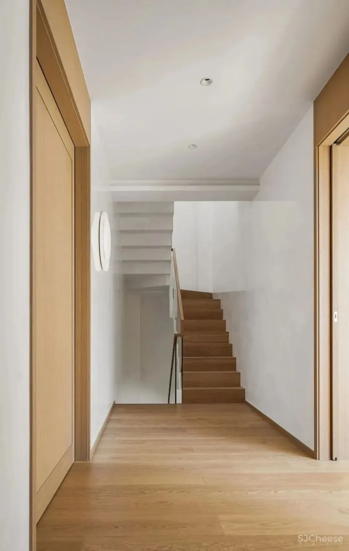 原木与大理石交融,简洁大方!