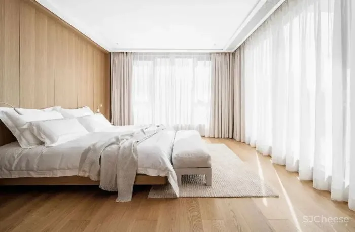 原木与大理石交融,简洁大方!