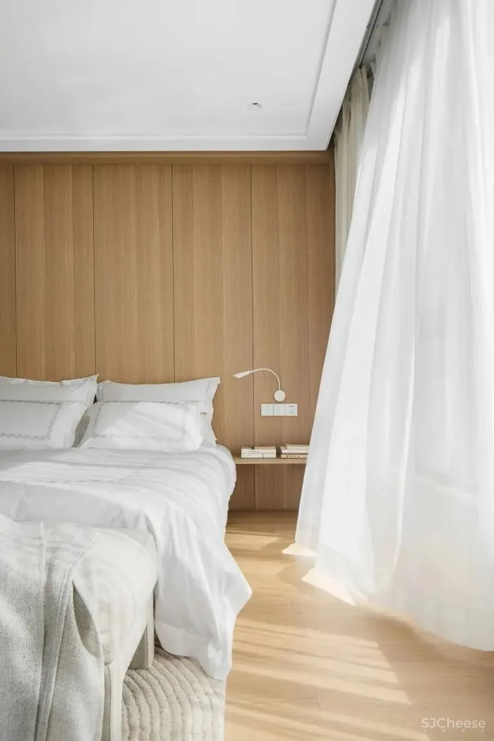 原木与大理石交融,简洁大方!