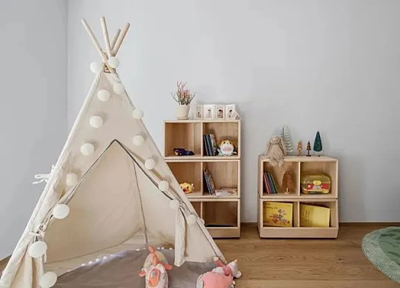 原木与大理石交融,简洁大方!