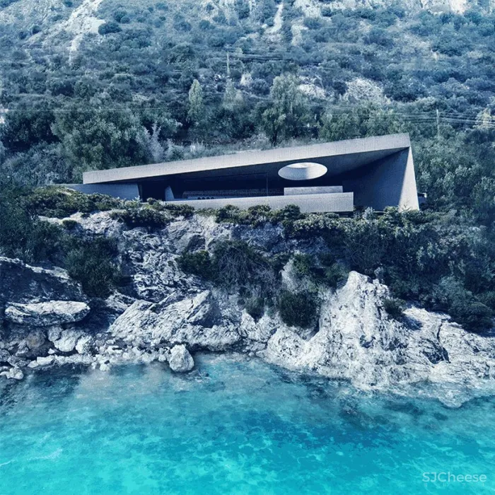 现在都用游泳池当背景墙