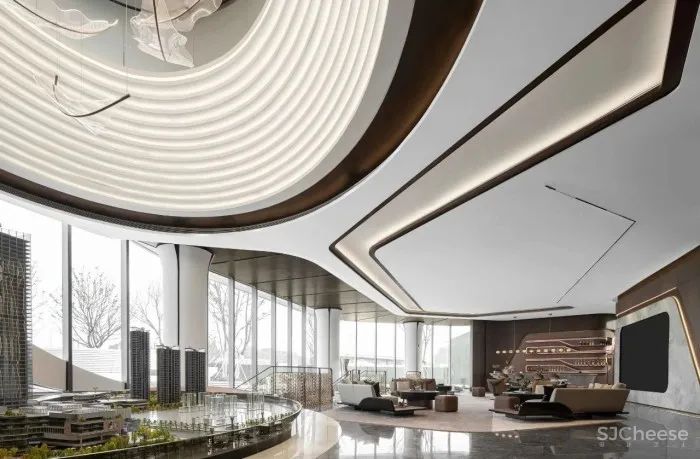 HWCD设计丨 武汉龙湖清能·天奕售楼处