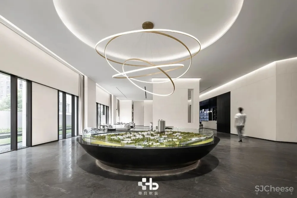 售楼处软装：文化栖息，江畔盛景 华贝软装「星作」