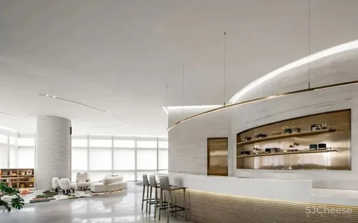 布鲁盟设计新作 三亚金茂湾南山生活馆 售楼处