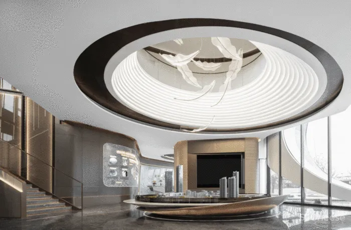 HWCD设计丨 武汉龙湖清能·天奕售楼处