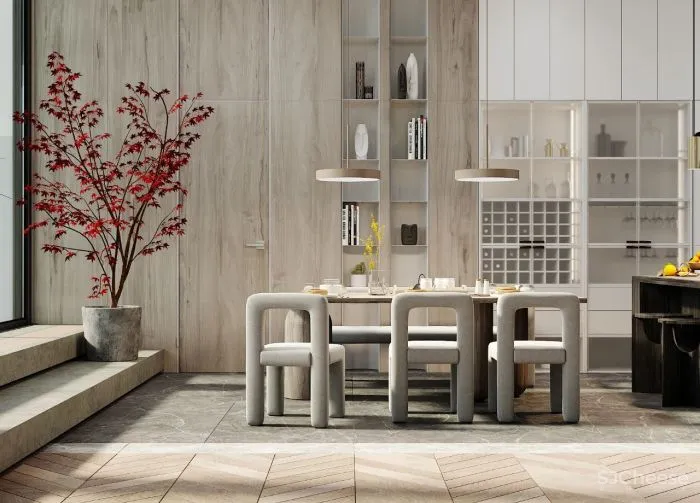 三居室复式公寓,高级感和生活感并存!