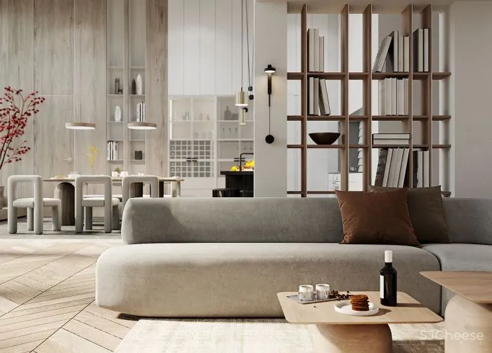 三居室复式公寓,高级感和生活感并存!