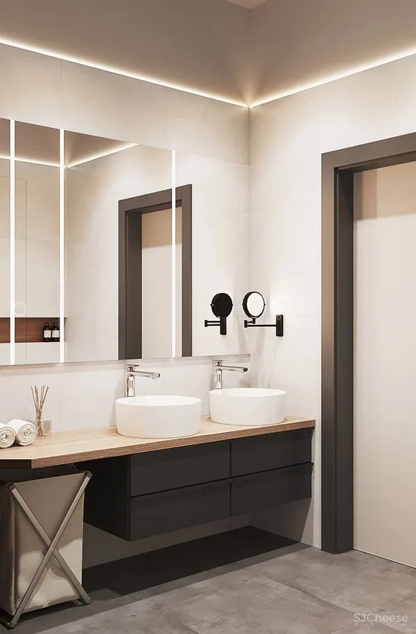 三居室复式公寓,高级感和生活感并存!