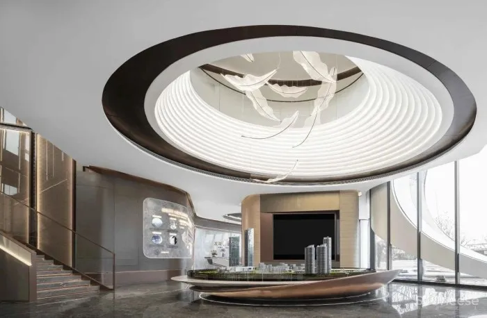 HWCD设计丨 武汉龙湖清能·天奕售楼处