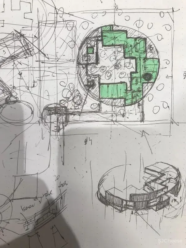 波兰,伊扎贝林,圆形木屋 Mobius Architekci