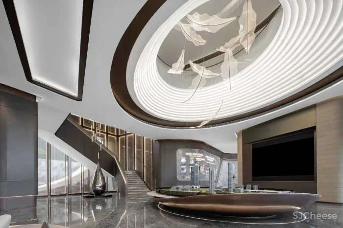 HWCD设计丨 武汉龙湖清能·天奕售楼处