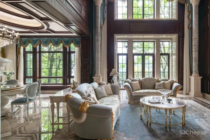 新作|成都1000㎡典雅豪宅,一场时光彼岸的文艺复兴