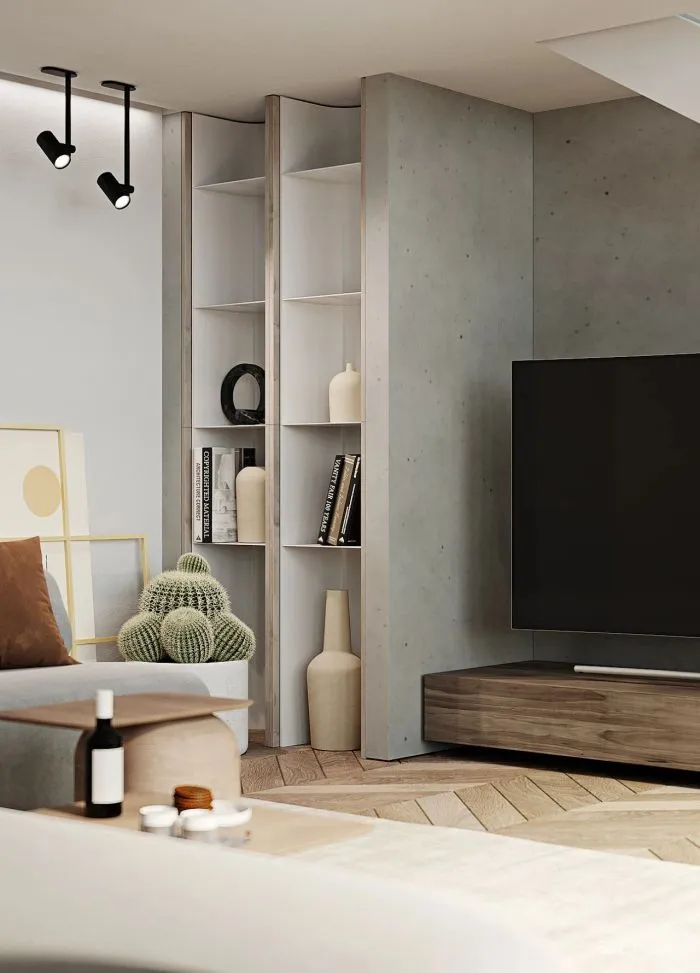 三居室复式公寓,高级感和生活感并存!