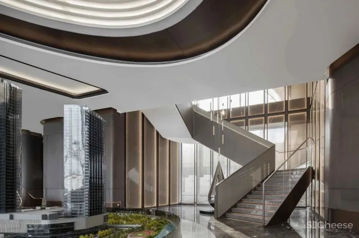 HWCD设计丨 武汉龙湖清能·天奕售楼处