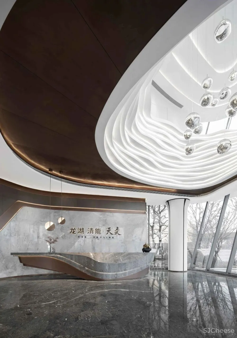 HWCD设计丨 武汉龙湖清能·天奕售楼处