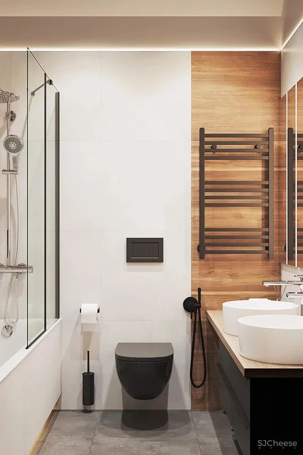 三居室复式公寓,高级感和生活感并存!