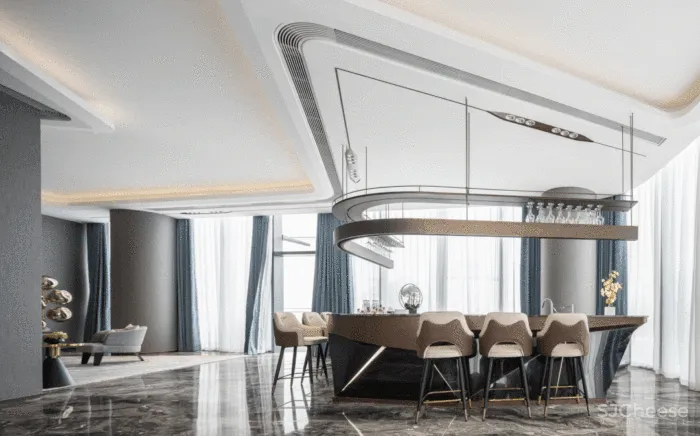 HWCD设计丨 武汉龙湖清能·天奕售楼处