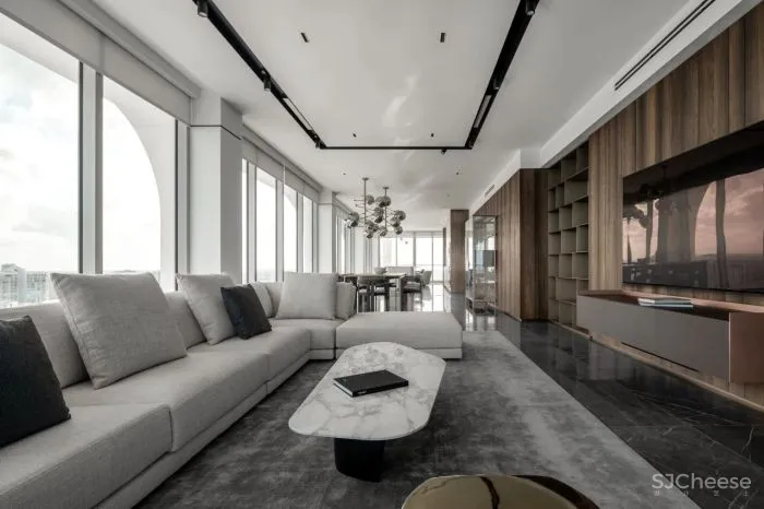 乌克兰高级灰,最纯粹的豪宅格调 YoDezeen Architects