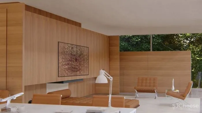 现在都用游泳池当背景墙