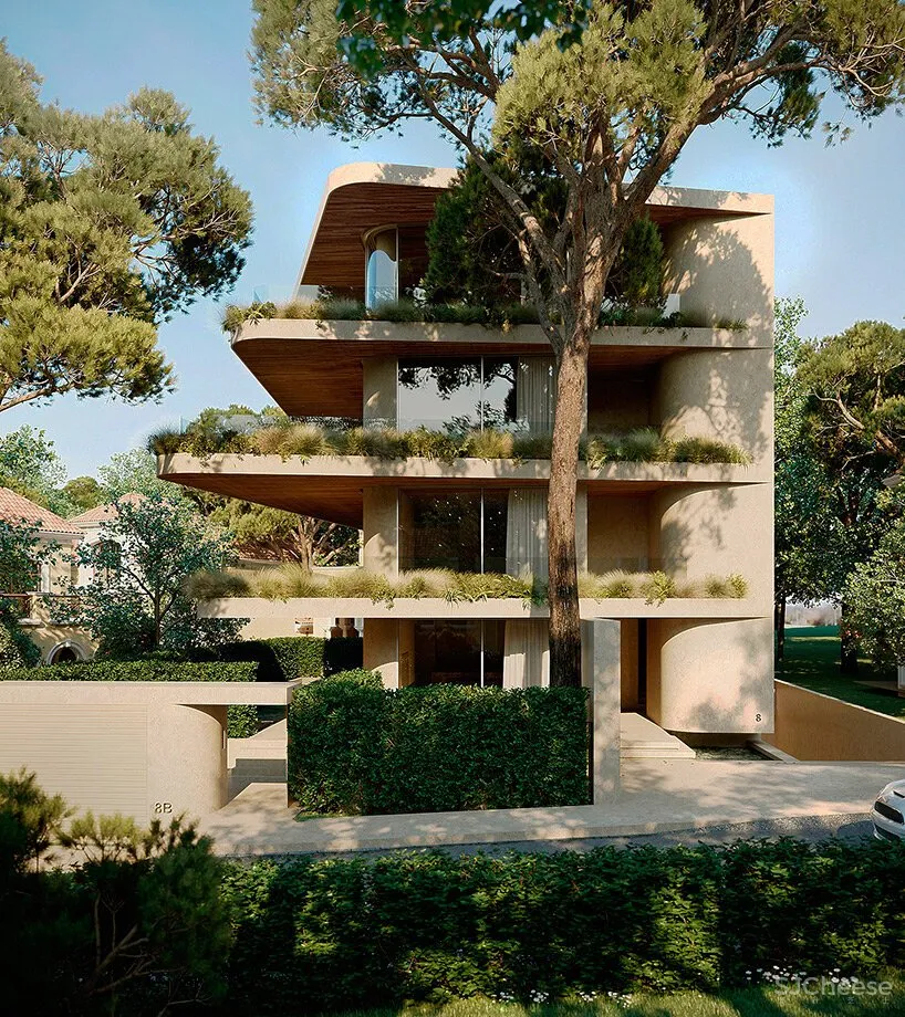 现在都用游泳池当背景墙