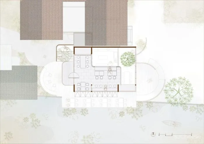 泰国王子餐厅Pae Thewaraj BodinChapa Architects