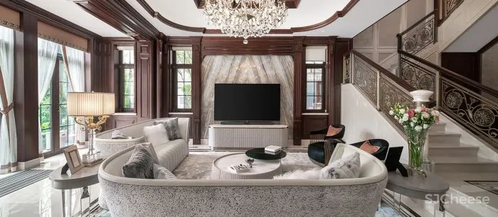 新作|成都1000㎡典雅豪宅,一场时光彼岸的文艺复兴