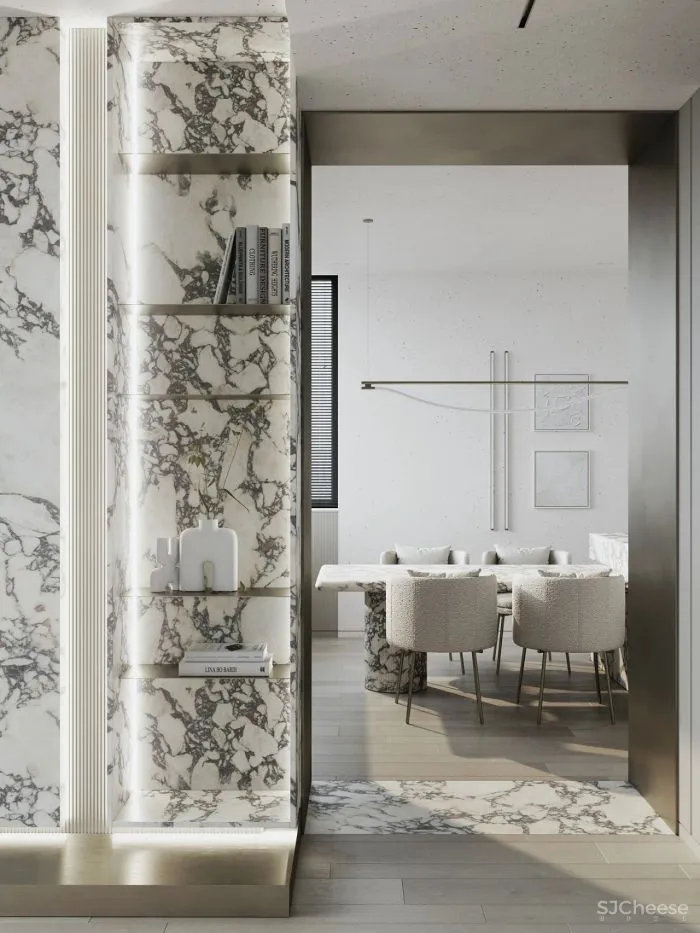 大理石这样用,打造十足高级感!