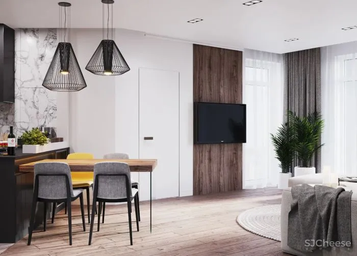 三居室复式公寓,高级感和生活感并存!