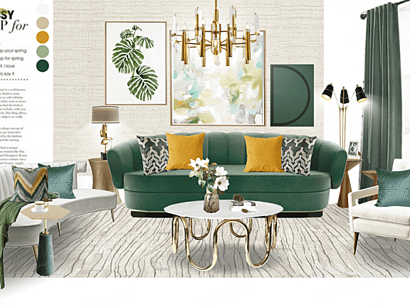 10套前卫风软装搭配组合单页图片+单体家具图片-JPG+Word-378M