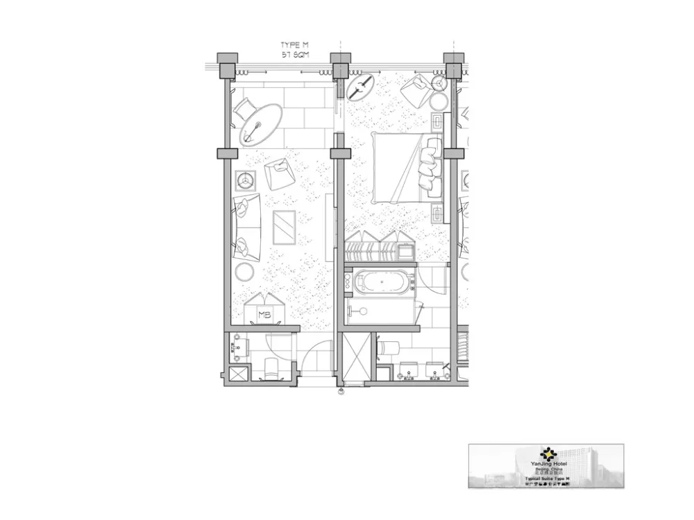 HBA-北京燕京饭店公共区域+客房方案丨PPT( 可编辑）丨JPG+PPT丨37MB