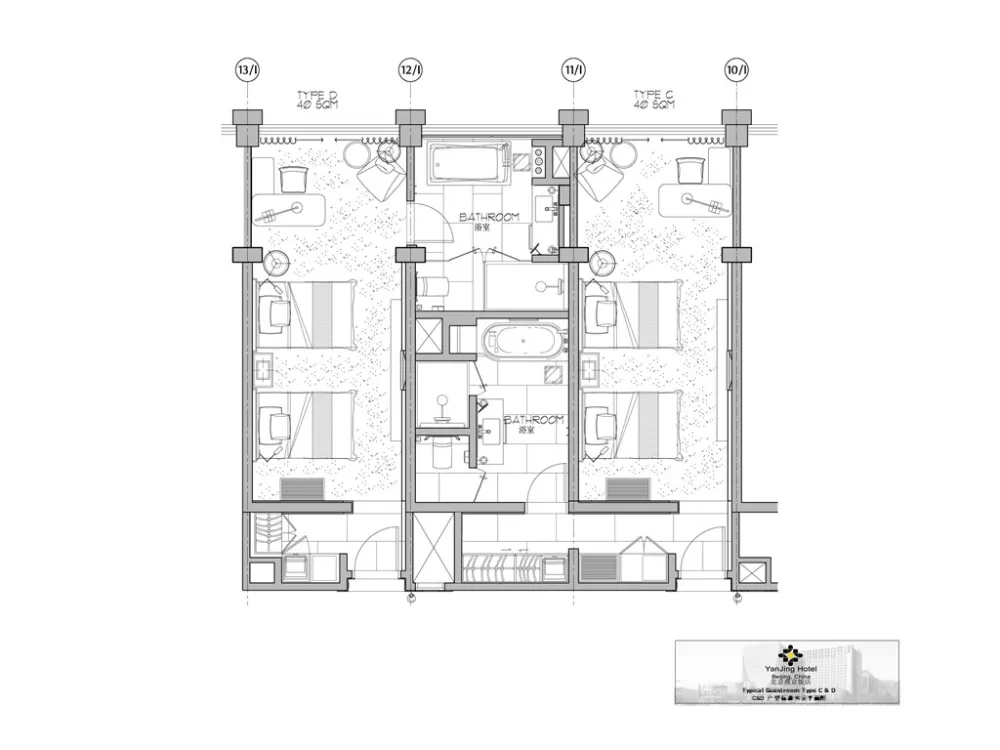 HBA-北京燕京饭店公共区域+客房方案丨PPT( 可编辑）丨JPG+PPT丨37MB