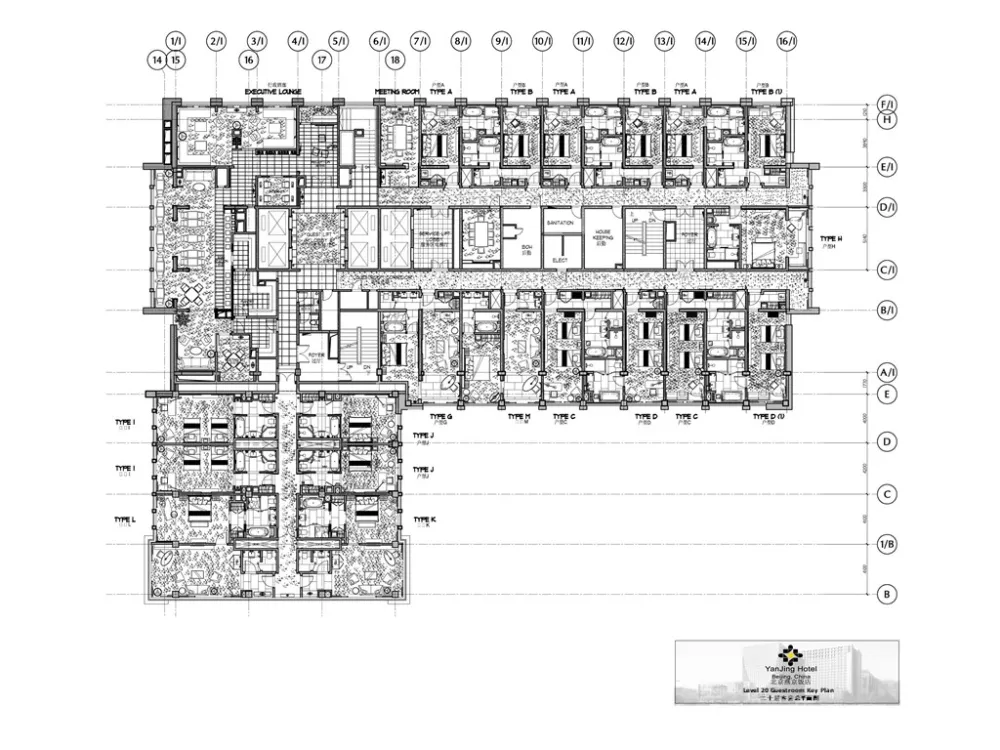 HBA-北京燕京饭店公共区域+客房方案丨PPT( 可编辑）丨JPG+PPT丨37MB
