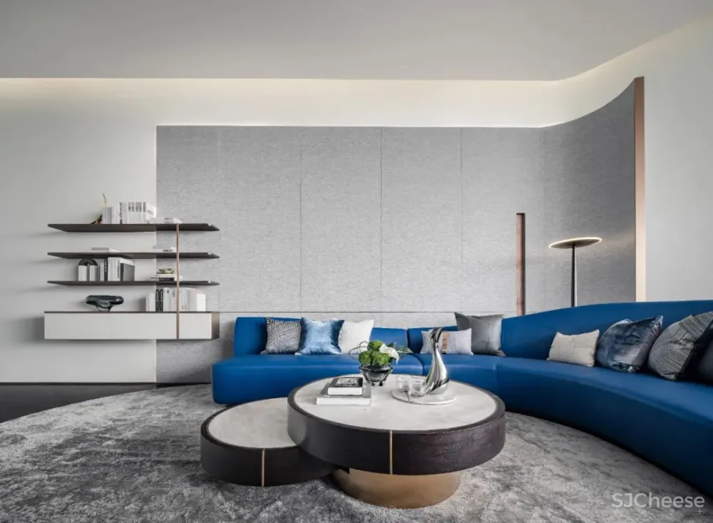 旭辉 x WJID | 自然之律，海浪交织的蓝白梦境