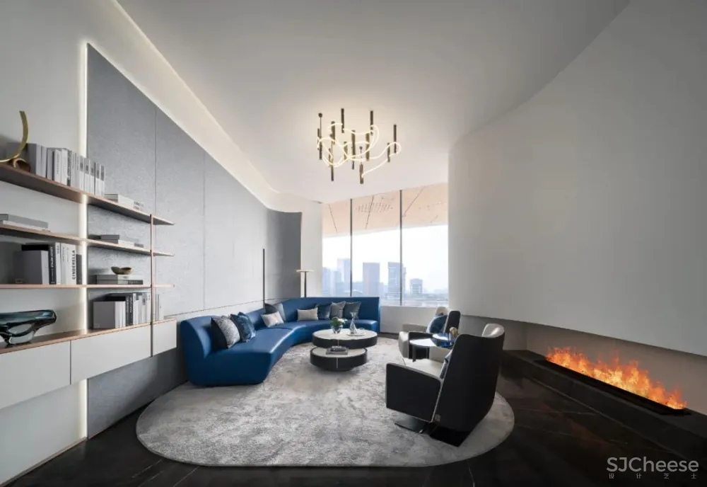 旭辉 x WJID | 自然之律，海浪交织的蓝白梦境