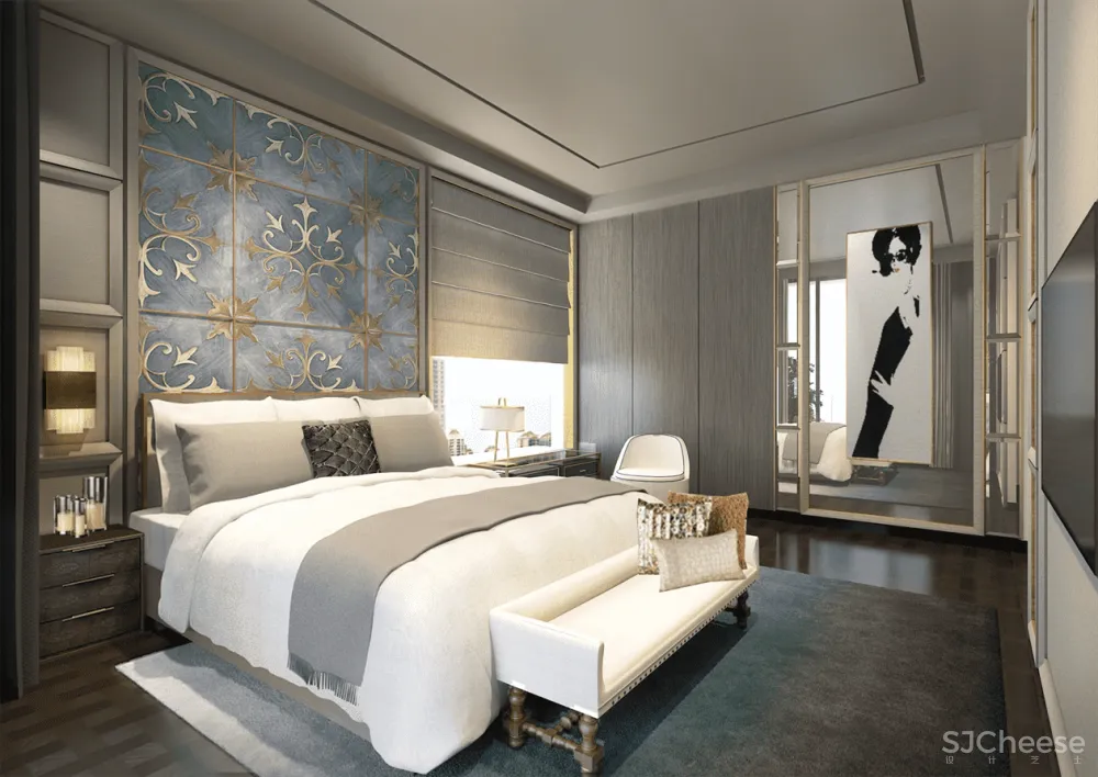 ABconcept-上海陆家嘴金融城A+B户型样板间+大堂+电梯厅丨深化方案+效果图+施工图CAD&PDF+材料表丨1.22G