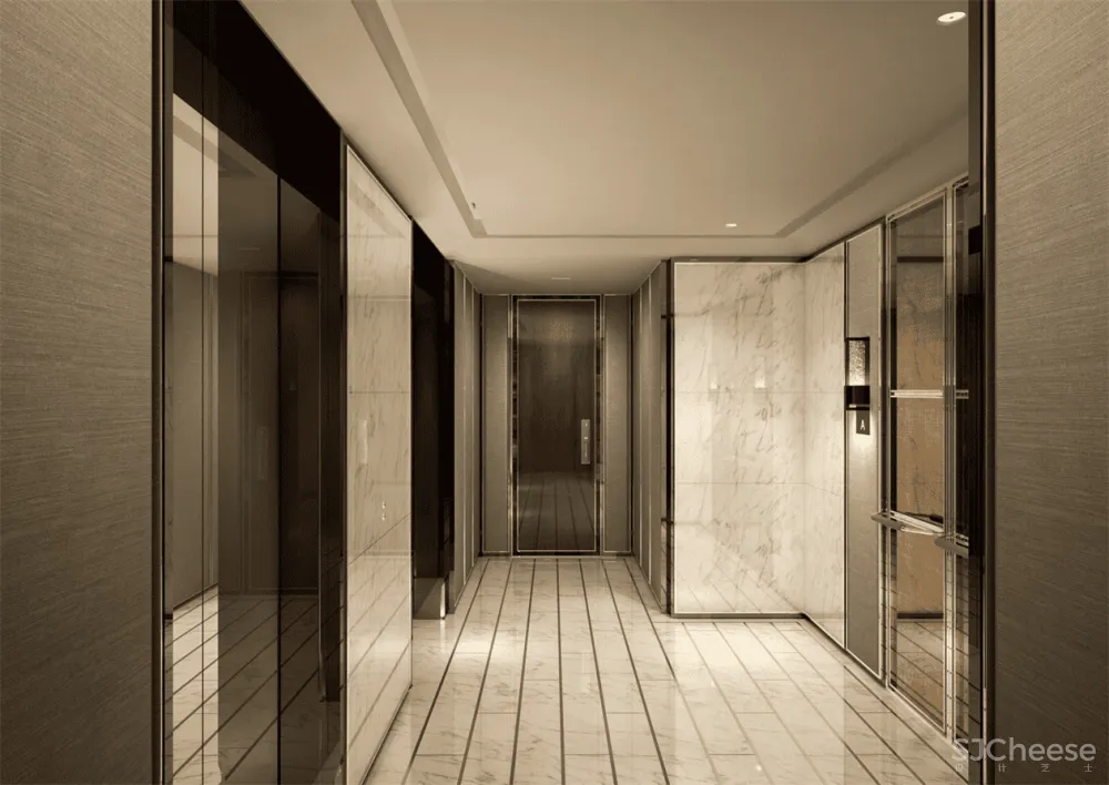 ABconcept-上海陆家嘴金融城A+B户型样板间+大堂+电梯厅丨深化方案+效果图+施工图CAD&PDF+材料表丨1.22G