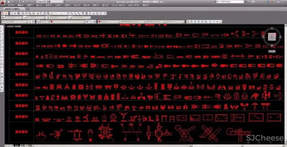 动态图库都没有!难怪你画图那么慢!《CAD室内动态图库&工装图库》送给你~