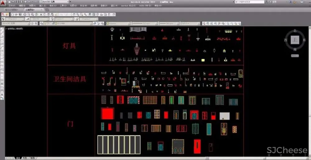 动态图库都没有!难怪你画图那么慢!《CAD室内动态图库&工装图库》送给你~