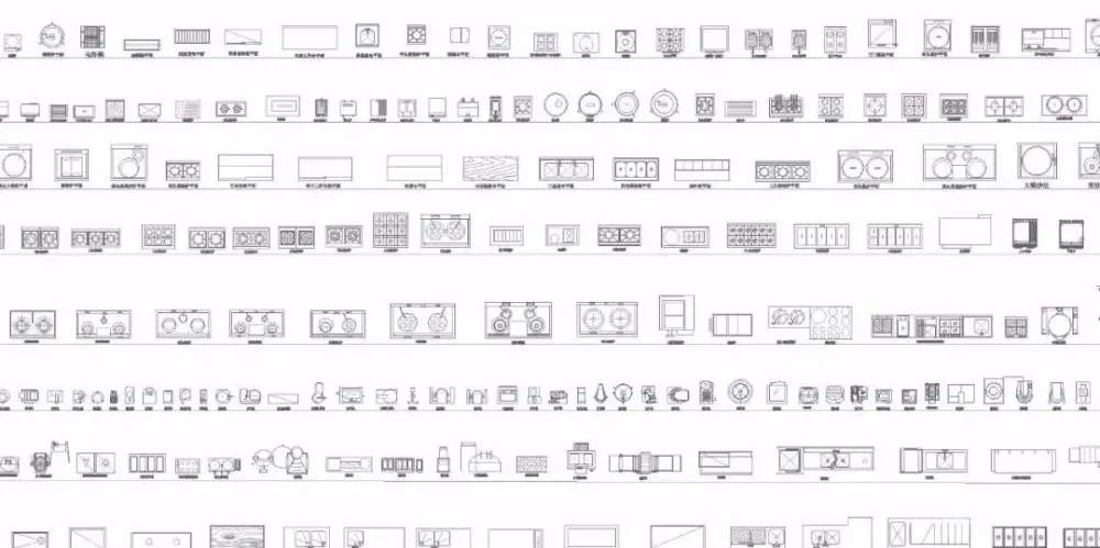 动态图库都没有!难怪你画图那么慢!《CAD室内动态图库&工装图库》送给你~