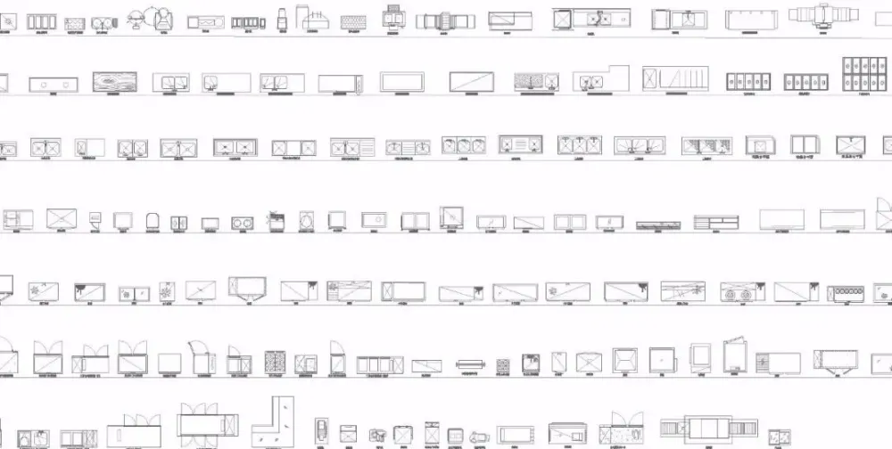 动态图库都没有!难怪你画图那么慢!《CAD室内动态图库&工装图库》送给你~