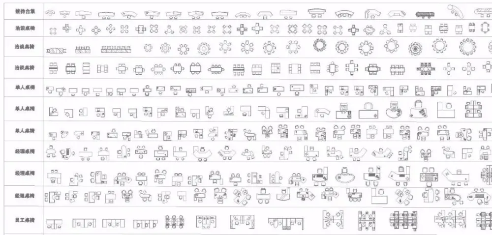 动态图库都没有!难怪你画图那么慢!《CAD室内动态图库&工装图库》送给你~