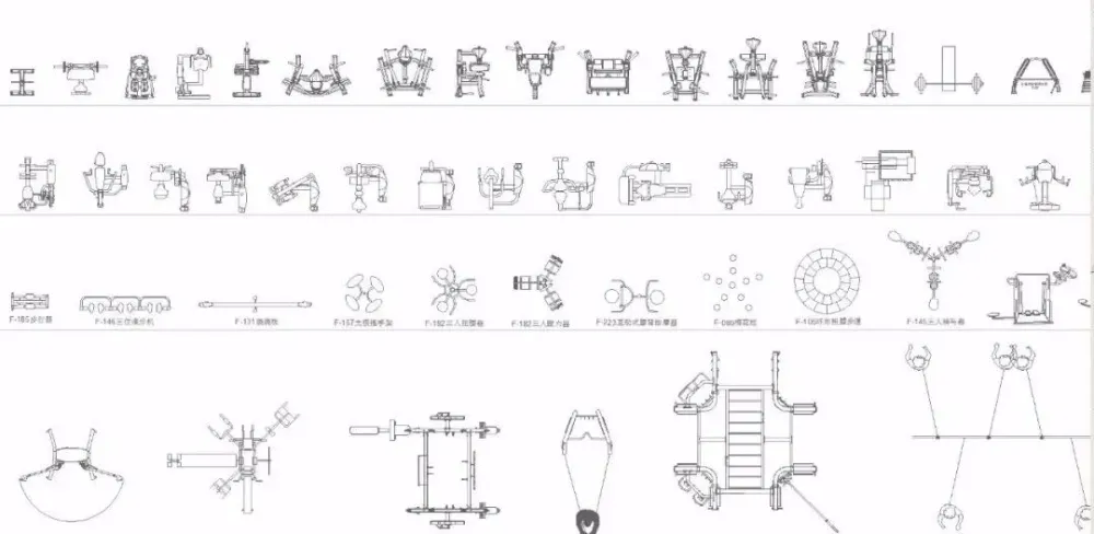 动态图库都没有!难怪你画图那么慢!《CAD室内动态图库&工装图库》送给你~