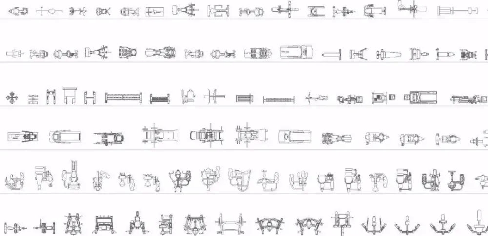 动态图库都没有!难怪你画图那么慢!《CAD室内动态图库&工装图库》送给你~