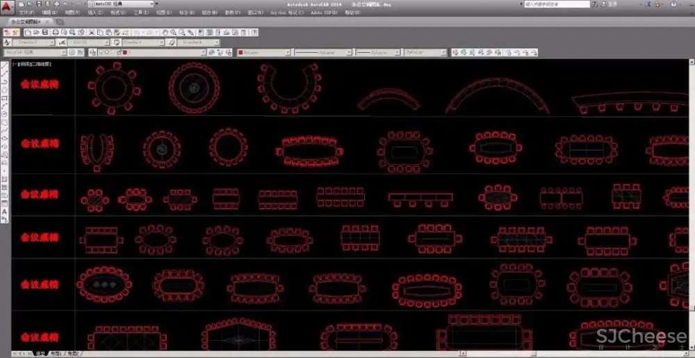 动态图库都没有!难怪你画图那么慢!《CAD室内动态图库&工装图库》送给你~