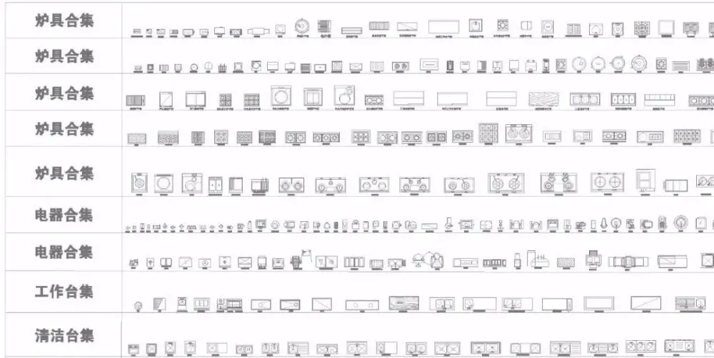 动态图库都没有!难怪你画图那么慢!《CAD室内动态图库&工装图库》送给你~