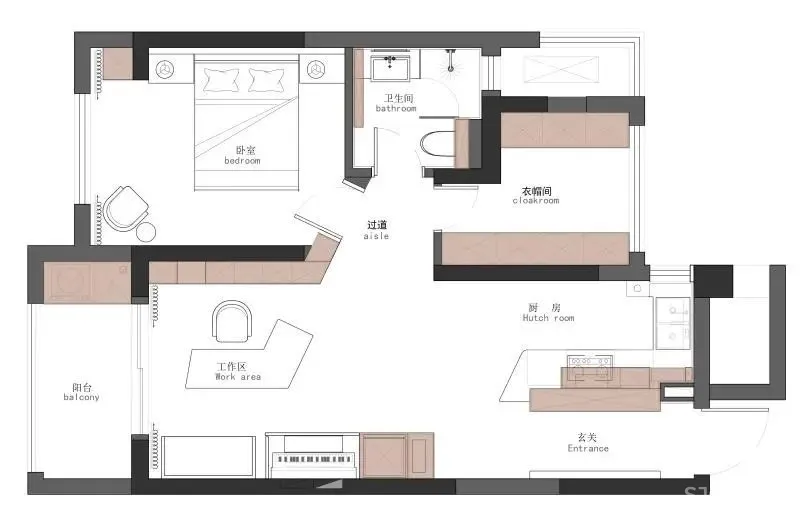 骚动的红 | 明而暖的独居空间