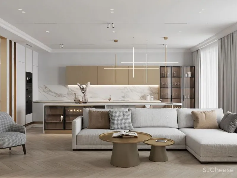 金色白色 大理石,这搭配,高级感上天了!