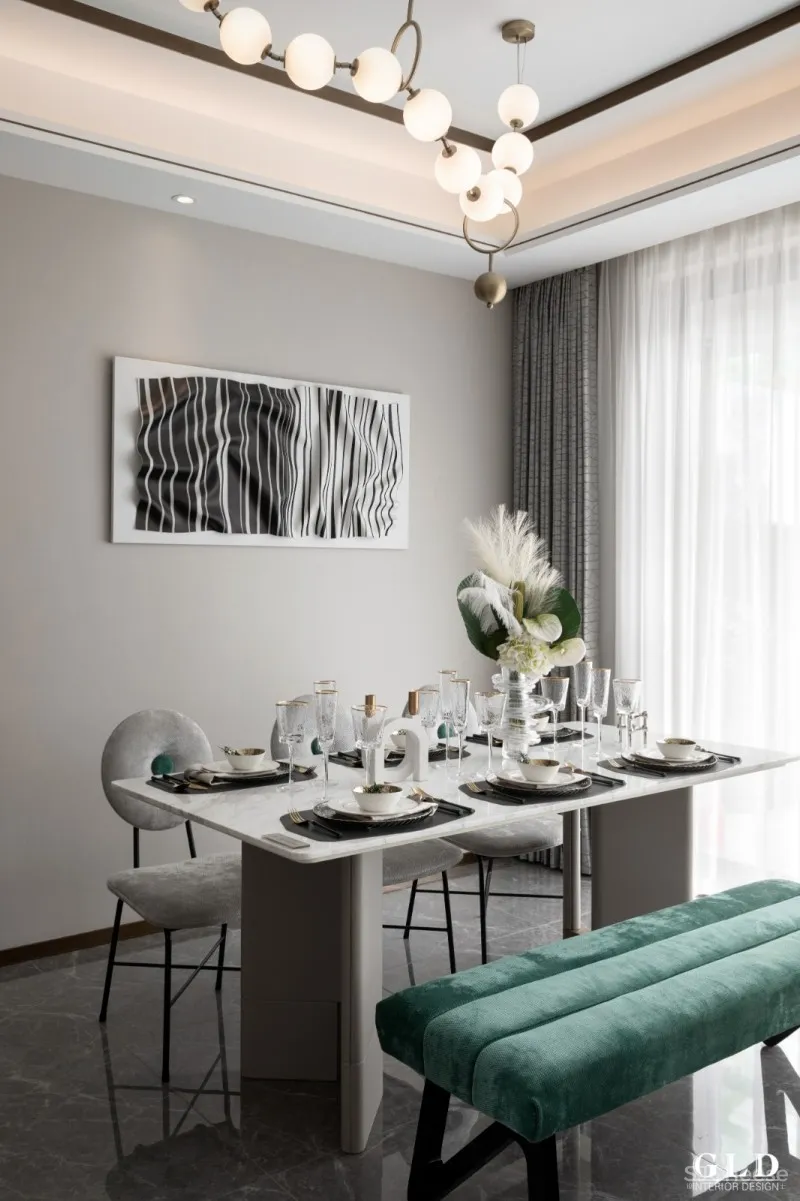 GLD绿檀设计作品| 巴夫洛小镇项目下叠样板间