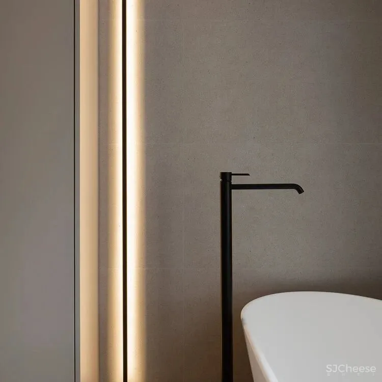 西班牙极简住宅,灯带设计,太高级了!